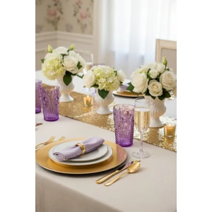 EW's Kitchenware Akrilik Mor Uzun Bardak & Su Meşrubat Bardağı 750 ml ( Cam Değildir )