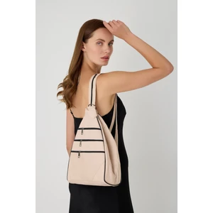 Green Norths Özel Tasarım Hakiki Deri Sırt ve Kol Çantası Fonksiyonel Çanta