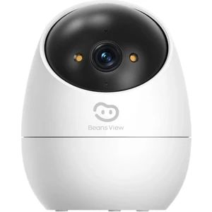   Beans View D210 2mp iç Mekan Güvenlik Kamerası, Renkli Gece Görüşü, Wi-Fi Evcil Hayvan (Köpek/kedi) Kamerası, Insan Hareket Algılama ve Takip, 1080P, 360° Görüş Bebek Monitörü, 2.4GHZ (