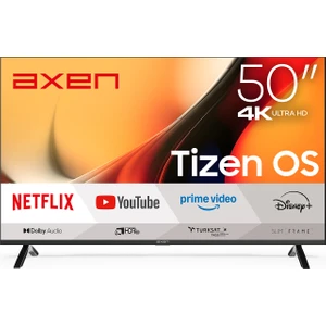 AX50FMN501 50" 127 Ekran Uydu Alıcılı 4K Ultra HD Smart Tizen LED TV