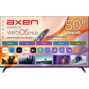AX50FIL242 50" 127 Ekran Uydu Alıcılı 4K Ultra HD Smart LED TV
