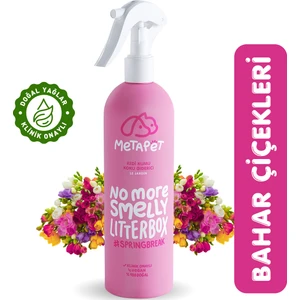 Doğal Bahar Çiçekleri Esanslı Kedi Kumu Koku Giderici, 400ml