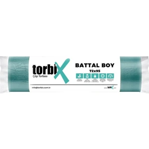 Battal Boy Çöp Torbası 72x95 cm - Siyah renk