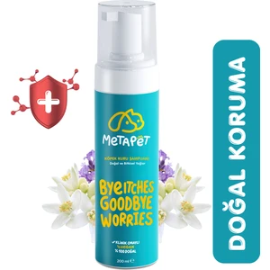 Köpekler için Kuru Köpük Şampuanı, Bit Pire Parazit Kene Tarağı Tasması ile Kullanılabilir