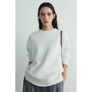 Suud Collection Ekru Bella Oversize Kazak
