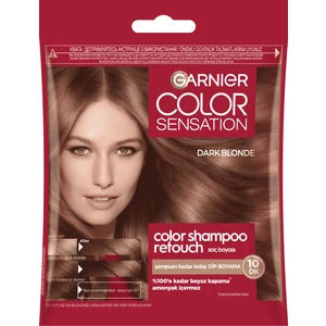 Color Shampoo Retouch Şampuan Kolaylığında Dip Boyası, Koyu Sarı 6.0