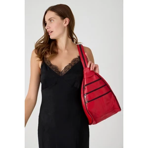 Green Norths Özel Tasarım Hakiki Deri Sırt ve Kol Çantası Fonksiyonel Çanta