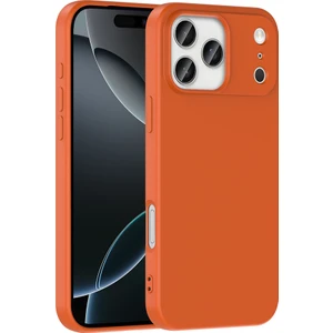 Heptek İletişim Apple iPhone 17 Pro Max Kadife Iç Yüzey Yumuşak Dokulu Kamera Korumalı Ince Kapak (Mara)