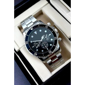 Güncel Vitrin Premium Edition Gümüş Paslanmaz Çelik Erkek Kol Saati