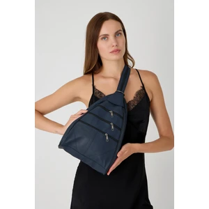 Green Norths Özel Tasarım Hakiki Deri Sırt ve Kol Çantası Fonksiyonel Çanta