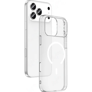 Heptek İletişim Apple iPhone 17 Pro Kılıf Wireless Şarj Özellikli Şeffaf Tek Kamera Çerçeveli Kapak (Porto)