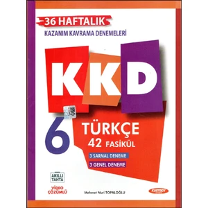 Kurmay Yayınları Kurmay 2026 6. Sınıf Türkçe Kazanım Kavrama Denemeleri Kkd 42 Fasikül Güncel Müfredat
