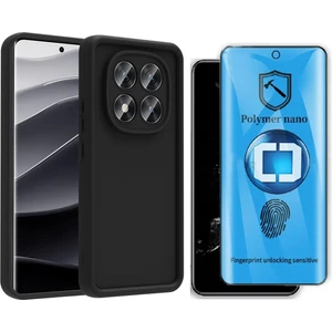 Xiaomi Redmi Note 14 Pro Plus Kılıf Kamera Korumalı Zore Ananas Kapak + Polymer Nano Ekran Koruyucu