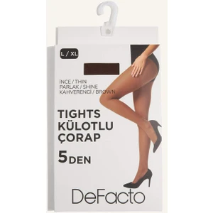 Kadın Kahverengi  5 Denye Külotlu Çorap B5872AXNS