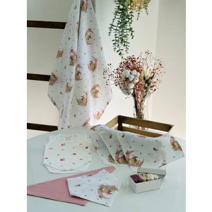 Fulya Tuhafiye Ftbabycollection Müslin & Bambu Yenidoğan Hediye Seti (Battaniye, Mendil, Önlük, Zıbın, Çorap)