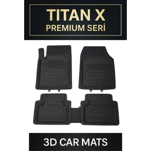 Hyundai Elantra 3D Havuzlu Oto Paspas Titanyum