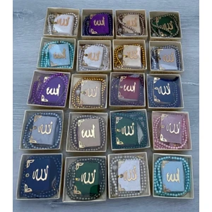 40 Adet Hediyelik Kutulu Karışık Renk Mini Kuran-I Kerim ve Inci Tesbih ( Mevlit-Sünnet-Hac-Umre)