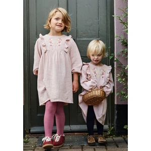 Elbise 1-10 Yaş Pudra Pembe