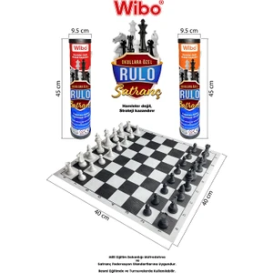 Okullara Özel Rulo Satranç Takımı Çantalı Satranç (Taşıma Ipli)