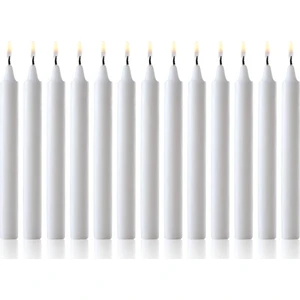 Anka Naturel 40 Adet Ekonomik Beyaz Bakkal Mum