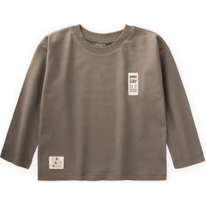 Etiket Detaylı Mevsimlik T-Shırt 2-10 Yaş Bakır