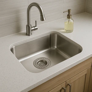 Paslanmaz Metal Mutfak Lavabo Süzgeci