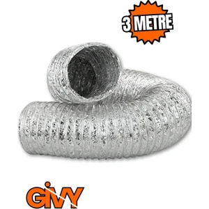 Günlüler Aspiratör Borusu 3 Metre (Davlumbaz Borusu)