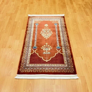 Mevlana Bazaar Ipek Seccade Özel Seri Kahve