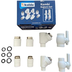 Kombi Bağlantı Seti 8'li Düz - Kalde