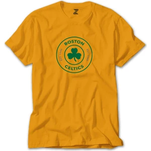 Boston Celtics Logo Sarı Tişört Liyada