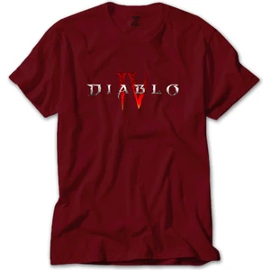 Diablo Iv Logo Kırmızı Tişört Liyada