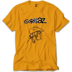 Gorillaz Head Sarı Tişört Liyada
