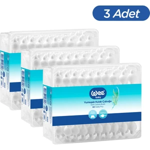 Wee Baby Emniyetli Kulak Temizleme Çubuğu Seti (60x3 180 Adet)