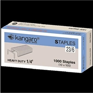 Zımba Teli 23/6 1000 Adet Pas Dirençli Çelik Malzeme ile Üretilmiştir