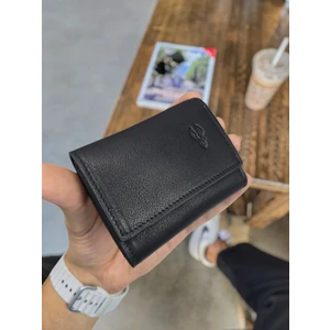 Visso Leather Visso 660 Deri Isme Özel Güçlü Mıknatıs Kilitli Akordeon Yelpaze Kartlık Cüzdan Erkek Kadın Çanta Kişiye Özel