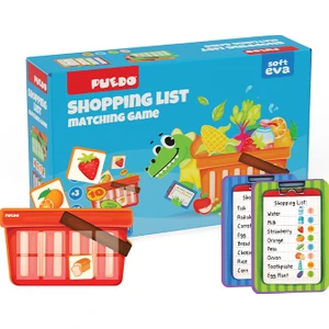 Shopping List / Eğitici Oyuncak / Alışveriş ve Parayı Öğreten Oyun / 70 Parça / +3 Yaş