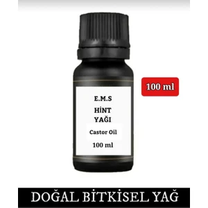 HİNT YAĞI 100 ml - % 100 Saf Soğuk Pres (Castor Oil)