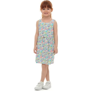 Botanic Garden Kız Çocuk Desenli Kolsuz Elbise