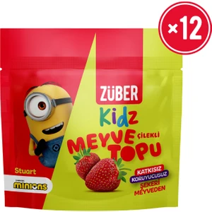 Kidz Çilekli Meyve Topu 42g X 12 Adet