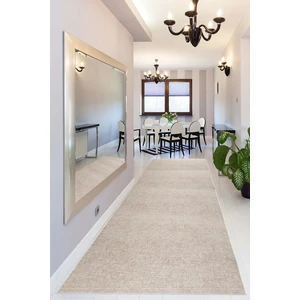 Meta Halı Yıkanabilir Kaymaz Tabanlı Briella Kesme Rulo Halı Yolluk Antrasit