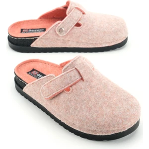 Kadın Kışlık Rahat Taban Cırtlı Ayarlanabilir Keçe Ev Bahçe Terlik