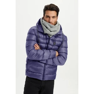 İçi Astarlı Su ve Rüzgar Geçirmez Cepli Kapüşonlu Erkek Mont