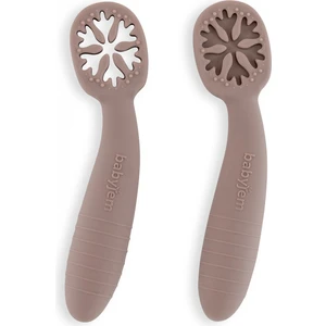 Silikon Ikili Ilk Kaşığım Gri