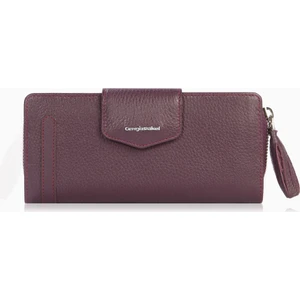 Cengiz Pakel Hakiki Deri Kadın Cüzdan - 65133 - Mürdüm