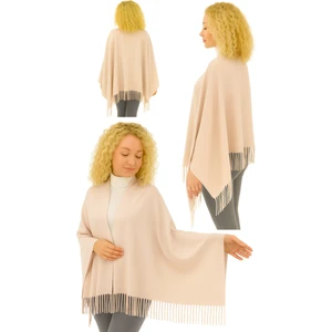 Maruf Shop 1 Adet Kadın Büyük Bedene Uygun Ekstra Yumuşak Dokulu Püskül Detaylı Kışlık Atkı Omuz Şalı