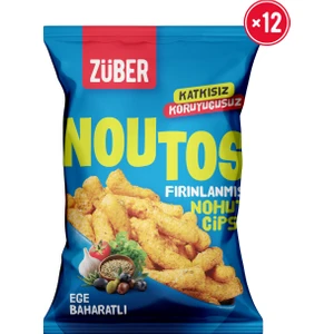 Noutos Fırınlanmış Nohut Cipsi Ege Baharatlı 55g X 12 Paket