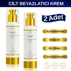 Elysian Essence Cilt Beyazlatıcı | Kararma Giderici Krem 2'li Set - Genital Bölge, Koltuk Altı, Bikini Bölgesi, Dirsek ve Vücut 100ML