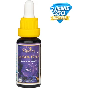 Lugol Iyot | %3 Iyot & %6 Potasyum Iyodür | Kaliteli Içerik | Pureness For Health Ilkesi | 365 Damla