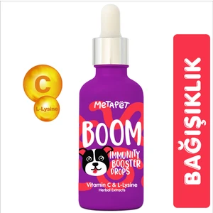 Köpekler için C Vitamini ve Lysine Vitaminleri Damlası, Suyuna veya Mamasına