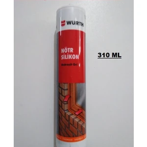 WÜRTH KOYU GRİ RENK SİLİKON GÜÇLÜ SİLİKON ANTRASİT 310 ML GERMANY